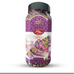 چای سیاه ایرانی زعفران هل و گل محمدی سحرخیز