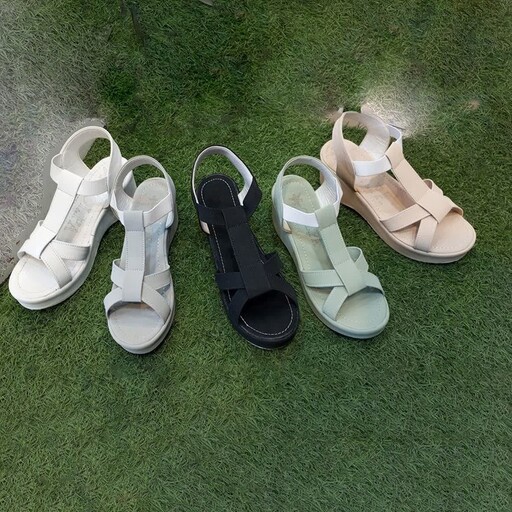کفش تابستانی پاشنه دار زنانه(کد1)(سایز37تا40)