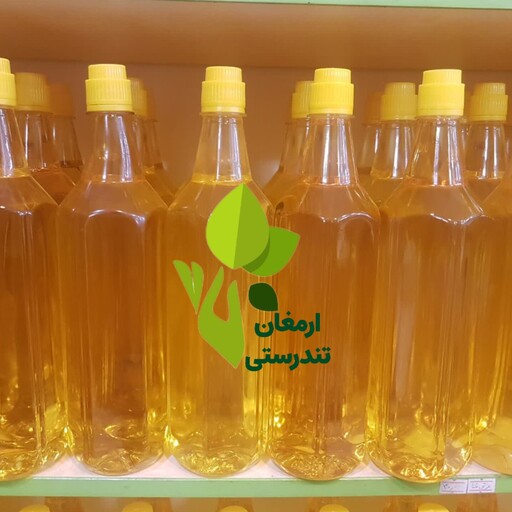 روغن ارده کنجد خالص با کنجد درجه یک ارمغان تندرستی ( نیم لیتری)