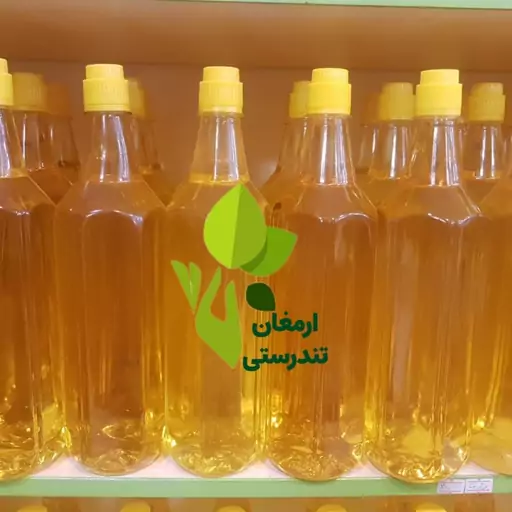 روغن ارده کنجد خالص با کنجد  درجه یک ارمغان تندرستی ( یک لیتر )