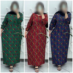 پیراهن زنانه ساحلی نخی سبک و خنک محصول وارداتی ترکمنستان کد4115