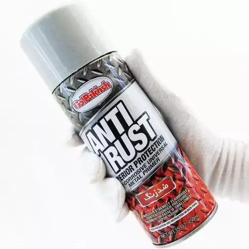 اسپری ضد زنگ طوسی گل پخش مدل ANTI RUST حجم 450 میلی لیتر