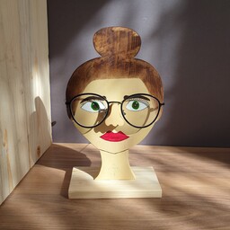 استند عینک چوبی عروسکی دلسی وود 