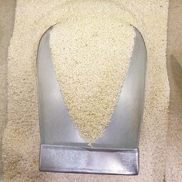 برنج نیمدانه لنجان ( برنج نیم دانه لنجانی ) خوش پخت و امسالی وزن 500 گرم