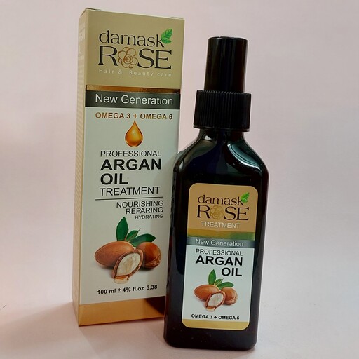 روغن آرگان اورجینال داماسک رز مغذی و ترمیم کننده حجم 100ml