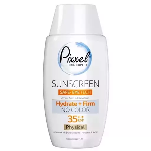 کرم ضد آفتاب دور چشم پیکسل بی رنگ فیزیکال SPF35 حجم 50ml