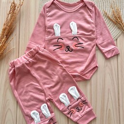لباس نوزادی بادی شلوار خرگوشی