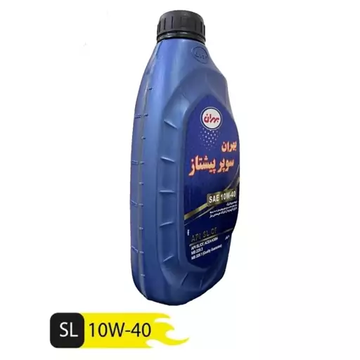 روغن موتور بهران سوپر پیشتاز 10w40 باسطح کیفی SL حجم یک لیتر