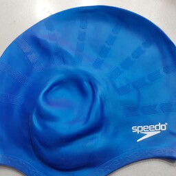 کلاه شنا روگوش دار سیلیکونی Swimming cap(speedo) با کیفیت
