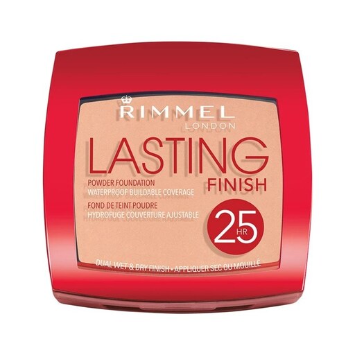 پنکیک (پودر فشرده) 25 ساعته ریمل لندن مدل Lasting Finish شماره 05