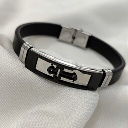 دستبندچرمی مردانه دستبند اسپرت طرح صلیب محصول شماره 32