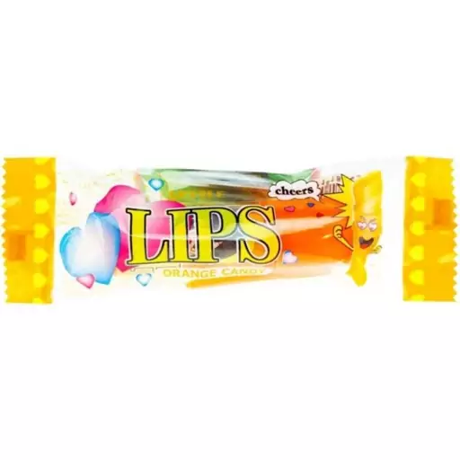 آبنبات ماتیکی پرتقالی لیپس (lips)