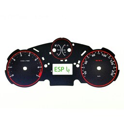 صفحه کیلومتر اسپرت مدل GTI مناسب برای پژو 207 دنده ای با ESP