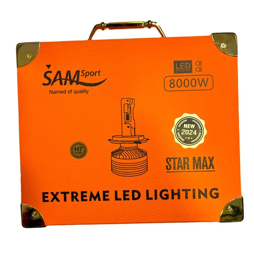 لامپ هدلایت خودرو سام  star max 150w H1