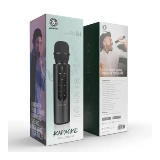 میکروفون بی سیم گرین لاین Green Lion Karaoke Microphone مدل GNKRKM6MICBK