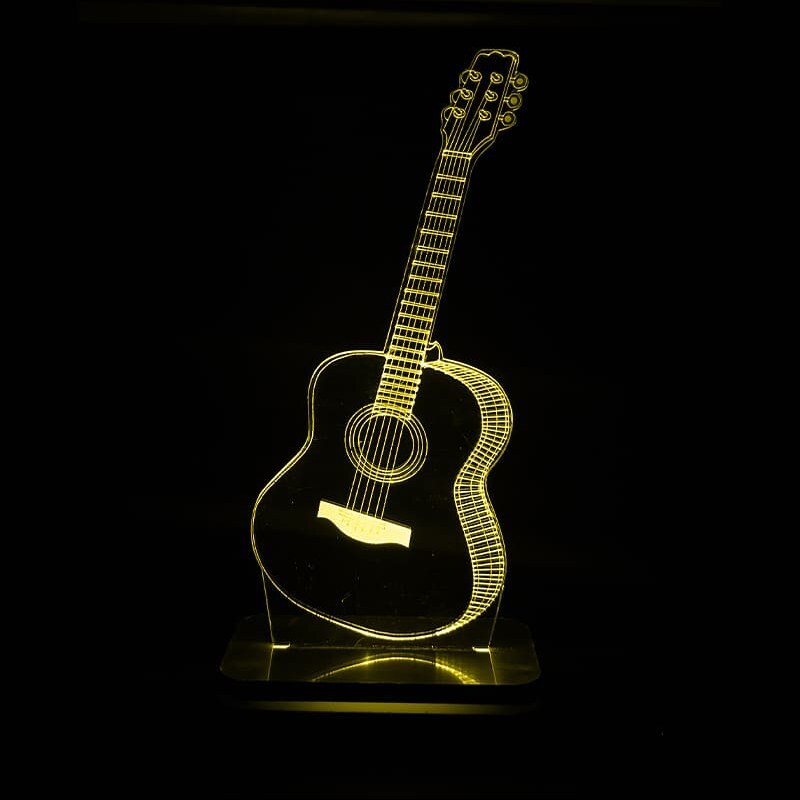 چراغ خواب طرح گیتار مدل کلید دار سان لیزر