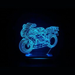 چراغ خواب طرح موتور سیکلت مدل کلید دار سان لیزر