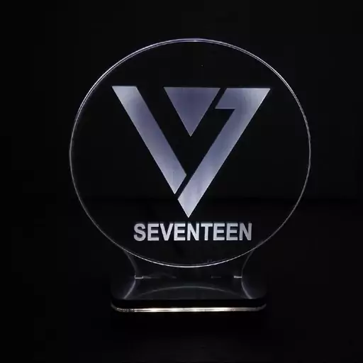 چراغ خواب طرح گروه سونتین seventeen مدل کلید دار سان لیزر