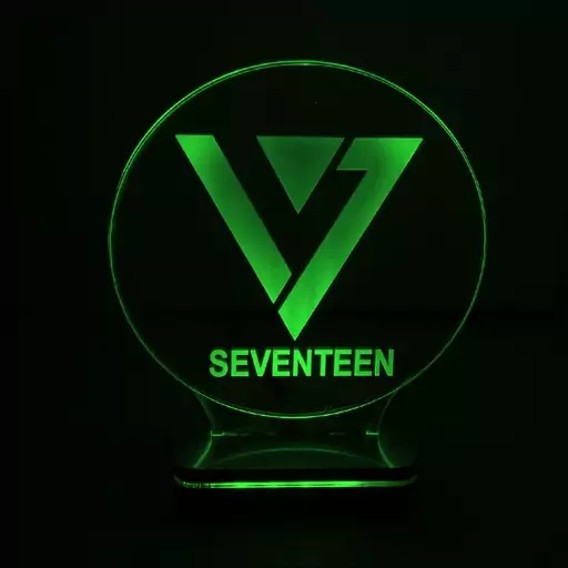 چراغ خواب طرح گروه سونتین seventeen مدل کلید دار سان لیزر