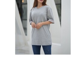 تیشرت لانگ گلدوزی شده مناسب سایز36تا46جنس نخ پنبه در رنگ های زیبا