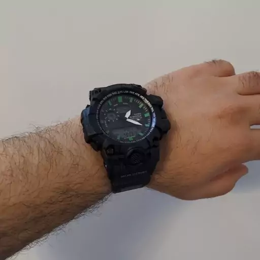 ساعت مچی مردانه جیشاک کاسیو Casio دوزمانه ژاپن 