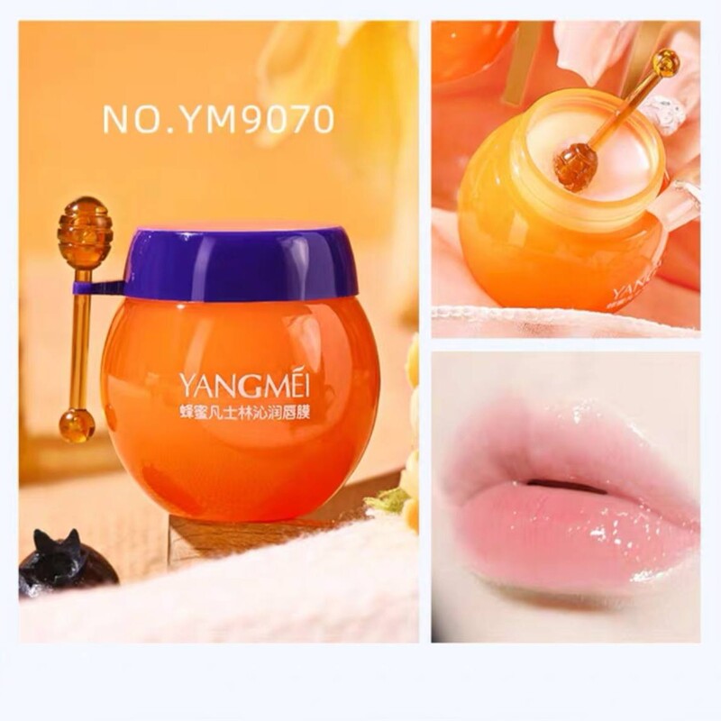 ماسک لب و بالم لب عسل کره ای از برند یانگمی دارای قاشق مخصوص اوریجینال و بسیار باکیفیت 