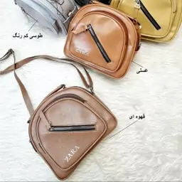 کیف دستی و دوشی زنانه مدل زارا جنس چرم درجه یک و تضمینی 