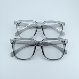 فریم عینک طبی مردانه و زنانه کائوچویی با رنگ خاکستری کد 4022