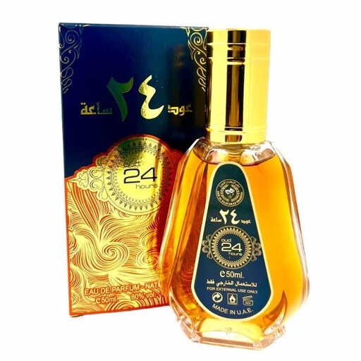 عطر 50 میل ارض الزعفران عود 24 ساعت Ard Al Zaafaran Oud 24 Hours