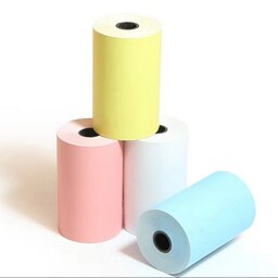 رول کاغذ رنگی  مینی پرینتر حرارتی قابل حمل (1 عدد)