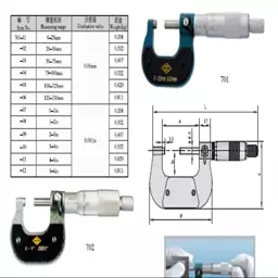 میکرومتر ورنیه دقت 0.01                (125-150)      برند LINKS