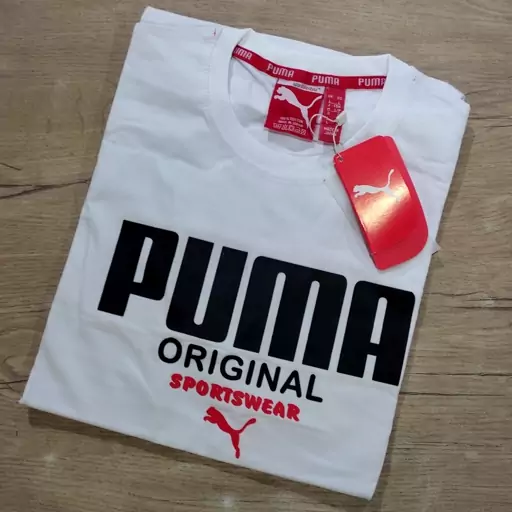 تیشرت مردانه اورجینال برند PUMA سفید،سایزL