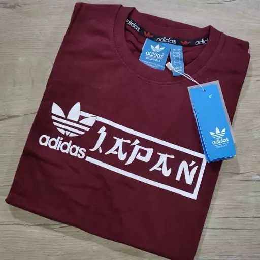 تیشرت مردانه اورجینال adidas سایز L زرشکی