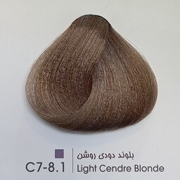 رنگ موی حرفه ای لیونل کالر بلوند دودی روشن C 7 8  1 حجم 100 میل