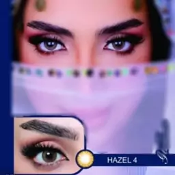 لنز گلامور سری عسلی HAZEL 4