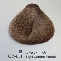 رنگ موی حرفه ای لیونل کالر بلوند دودی روشن C7  8  1 حجم 100 میل