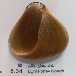 رنگ موی حرفه ای لیونل کالر بلوند عسلی روشن 34  8 حجم 100 میل
