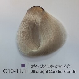 رنگ موی حرفه ای لیونل کالر بلوند دودی خیلی خیلی روشن C10  11  1 حجم 100 میل