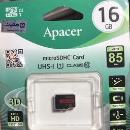 کارت حافظه microSDHC اپیسر مدل AP16G کلاس 10 ظرفیت 16 گیگابایت گارانتی لایف تایم