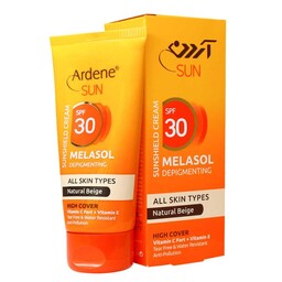 کرم ضد آفتاب آردن SPF30 رنگی بژ طبیعی