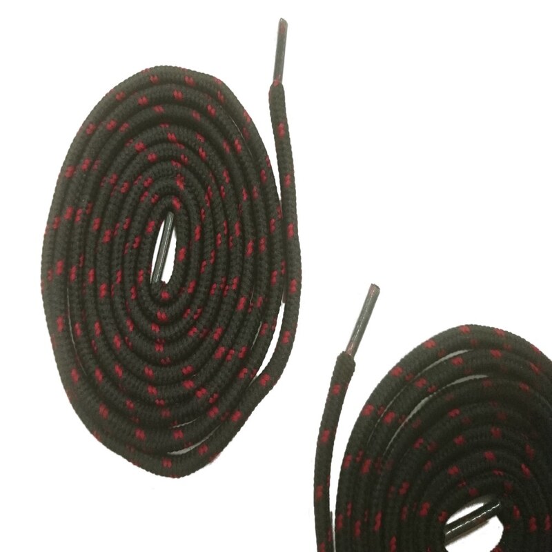 بند پوتین یا کفش مدل گرد در دو رنگ مشکی و قهوه ای (با کیفیت) (طول 145 سانتیمتر)