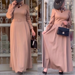 لباس مجلسی زنانه بلند پوشیده عربی سایز 34 تا 60 - لباس نامزدی - پیراهن زنانه مجلسی دوخت سفارشی