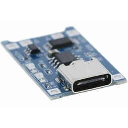 (5124) شارژر USB TYPE-C باتری های لیتیومی به همراه محافظ