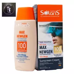 کرم ضد آفتاب پوست حساس به نور رنگی بژ طبیعی SPF100 سولاریس آردن 100 میل