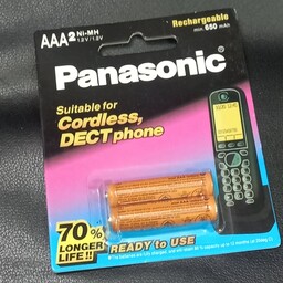 باطری نیم قلمی قابل شارژ باتری پاناسونیک برای تلفن بیسیم و...