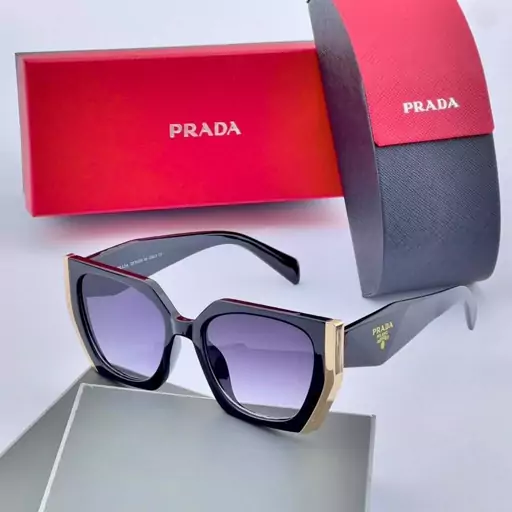 عینک آفتابی زنانه پرادا Prada جنس فوق العاده، عدسی uv400