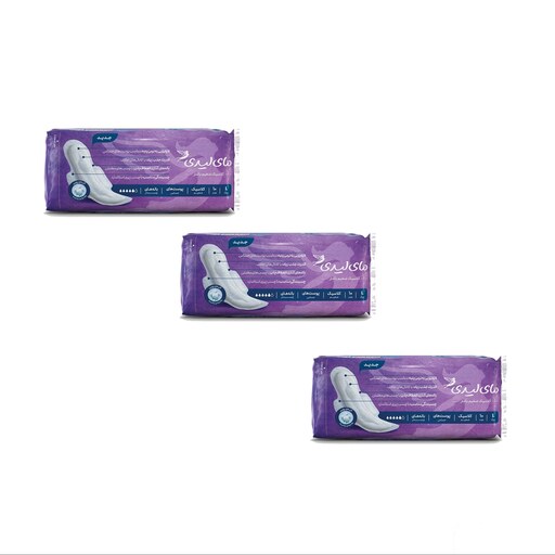 نوار بهداشتی بالدار مای لیدی Classic purple سایز بزرگ مجموعه 3 عددی