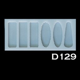 قالب سیلیکونی  گیره سر  6 سانتی  کد D129