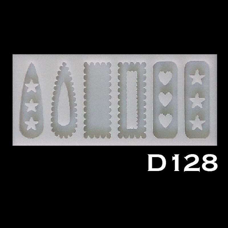 قالب سیلیکونی  گیره سر  6 سانتی  کد D128