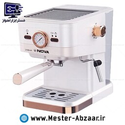 اسپرسو و قهوه ساز 2200 وات نوا اصلی پمپ 20 بار سفید مشکی نووا مدل NOVA NCM-190